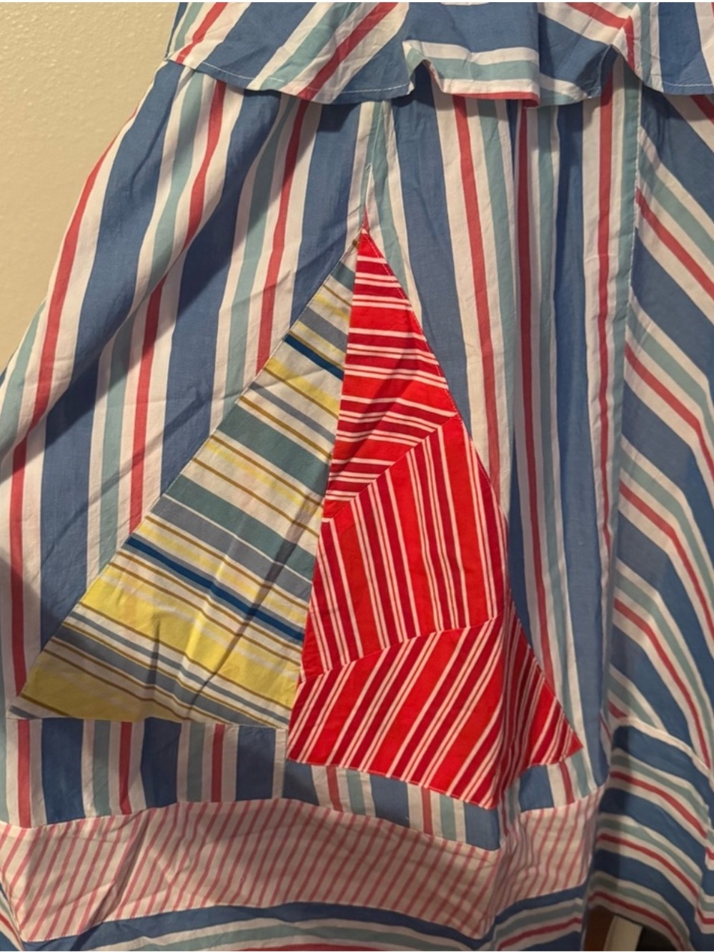 NWT Anthropologie Celandine Sleeveless Square-Neck Knee-Length Striped Dress - Picture 6 of 10